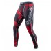 Компресійні штани Hayabusa Metaru 47 Silver Compression Pants Black Red